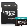 ADATA V30S/micro SDXC/128GB/100MBps/UHS-I U3 / Class 10/+ Adaptér