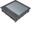TEHALIT Víko VQ12129005 podlahové krabice Q12, černá