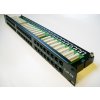 DATACOM Patch panel 48p. Cat5e 1U BK 8x6p. Modul, UTP, 19''