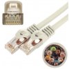 SFTP Patch Kabel Neku 2x RJ45 CAT7 PiMF, PE, PoE, 10m, šedý