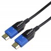 Kabel PremiumCord Ultra High Speed HDMI 2.1 optický 8K@60Hz 4K@120Hz 20m zlacený