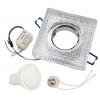 BERGE Podhledové bodové svítidlo krystal + LED žárovka GU10 5W - studená bílá