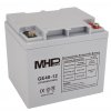 Baterie MHPower GE40-12 GEL, 12V/40Ah, T1-M6, Deep Cycle