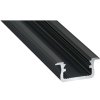 50080 50080 led profil lumines typ b cerny elox 2 02m