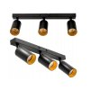 34686 34686 led stropni svitidlo viki gold 3xgu10 cerne