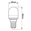 53590 2 led zarovka e14 1 7w 150lm t25 2700k tepla bila