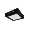 53980 1 led prisazeny stropni panel ctverec 6 w 660 lm cerny