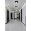 53983 2 led prisazeny stropni panel ctverec 12 w 1200 lm cerny