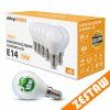 53485 sada 6x led zarovka e14 g45 10w 830lm tepla bila