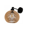 54163 1 drevena koule led stropni lampa e27