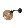 54163 2 drevena koule led stropni lampa e27