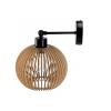 54163 3 drevena koule led stropni lampa e27