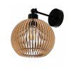54163 drevena koule led stropni lampa e27