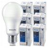 SADA 6 KS LED žárovek PHILIPS E27 10W 1055lm - teplá bílá