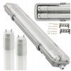 55765 2 hermeticke svitidlo 120cm 2x led trubice vodeodolne studena bila