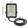 52702 4 led reflektor philips 20w 2400lm cct premium