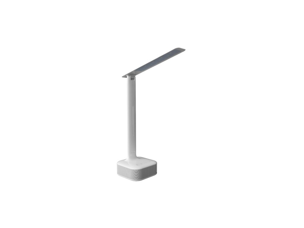 Stolní LED lampička ROBIN MUSIC s bluetooth reproduktorem, bílá