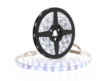 Solight LED světelný pás 5m, 120LED/m, 10W/m, 1100lm/m, IP20, studená bílá