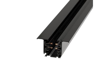Vestavná třífázová lišta Z3F - 200cm černá lišta