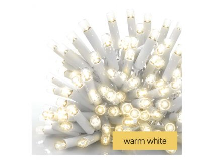 Profi LED spojovací řetěz bílý, 10 m, venkovní i vnitřní, teplá bílá