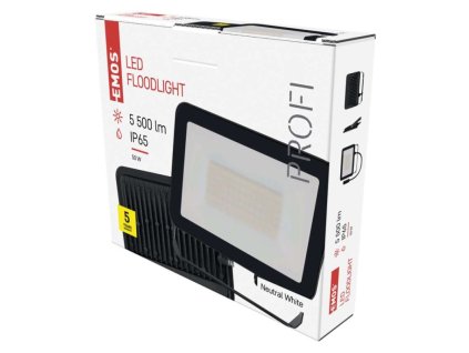 LED reflektor INOVO 50W, antracit,  neutrální bílá