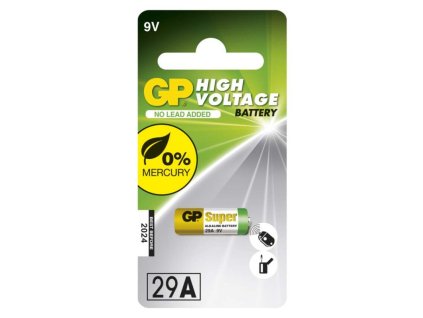Alkalická speciální baterie GP 29AF (A32, L822) 9 V, 1 ks