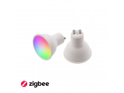 SMART LED žárovka GU10 Zigbee RGBCCT ZB5W - RGB + Teplá bílá