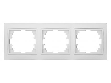 DOMO Trojnásobný horizontální rámeček - bílá
