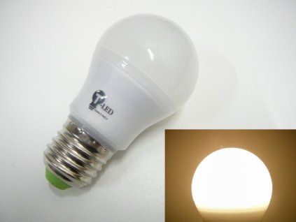 LED žárovka E27 SA6W 360° - Teplá bílá