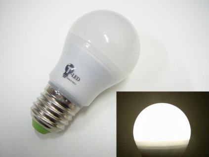 LED žárovka E27 SA6W 360° - Denní bílá