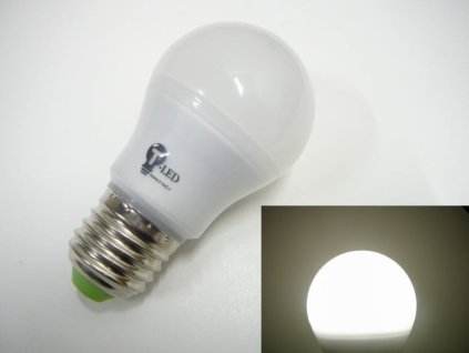LED žárovka E27 SA6W 360° - Studená bílá