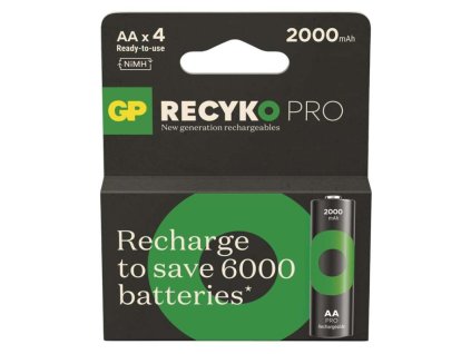 Nabíjecí baterie GP ReCyko Pro Professional AA (HR6), 4 ks