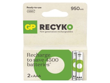 Nabíjecí baterie GP ReCyko 950 AAA (HR03), 2 ks