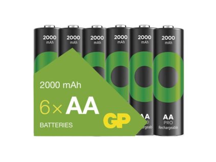 Nabíjecí baterie GP ReCyko Pro Professional AA (HR6), 6 ks