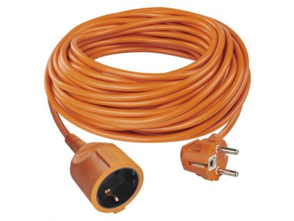 Prodlužovací kabel 30 m / 1 zásuvka / oranžový / PVC / 250 V / 1,5 mm2