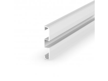 LED profil soklový P15-1 bílý - Profil bez krytu 1m