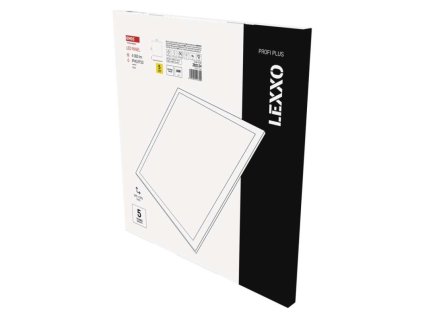 LED panel LEXXO backlit 60×60, čtvercový vestavný bílý, 30W,UGR,n.b.