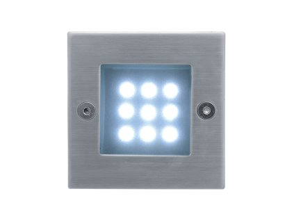 INDEX 9LED venkovní vestavné svítidlo  studená bílá