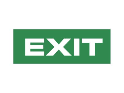 PIKTOGRAM EXIT  297 x 105mm
