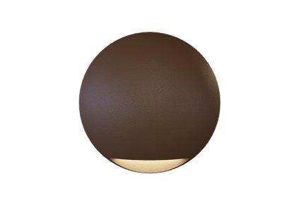 LEON CIRCLE nástěnné zahradní LED svítidlo 2W rez