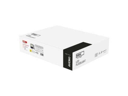 LED reflektor AVENO 150W, černý, neutrální bílá