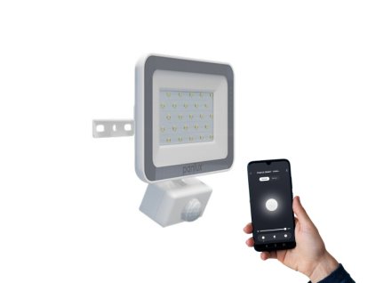 VANA EVO S 20W SMART chytrý LED reflektor se senzorem a EASY svorkovnicí Tuya Wifi, bílá
