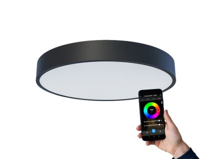 Přisazené chytré LED svítidlo VERONA CIRCLE SMART Tuya Wifi, černá