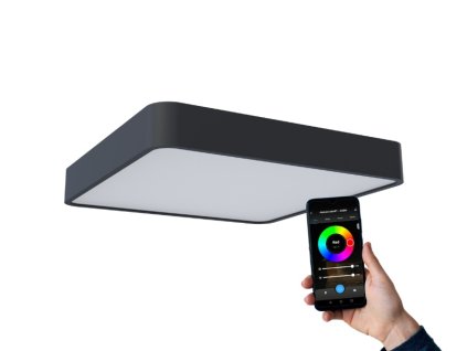 Přisazené chytré LED svítidlo VERONA SQUARE SMART Tuya Wifi, černá