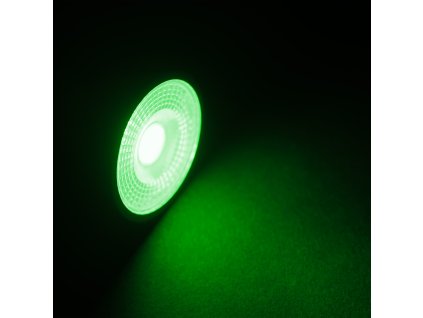 Barevná LED žárovka GU10 3W60D - Zelená