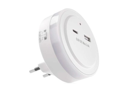 LED noční světlo P3323 s fotosenzorem do zásuvky