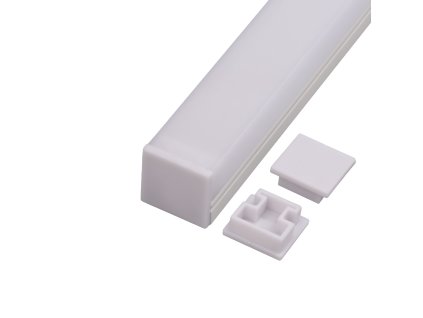 Koncovka profilu N8H bílá - Koncovka profilu N8H bílá