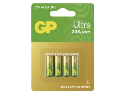 Alkalická speciální baterie ULTRA GP 23A 12 V, 4 ks