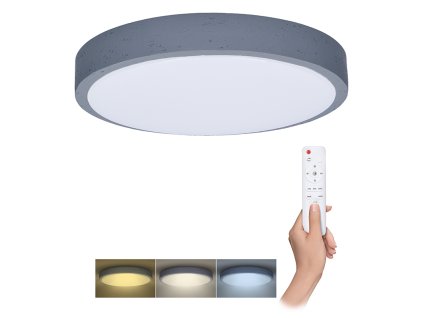 Výprodej Solight LED osvětlení s dálkovým ovladačem Grey, 60W, 4200lm, 49cm, změna chromatičnosti, stmívatelné