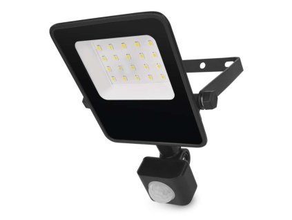 LED reflektor VISIO s pohybovým čidlem, 10 W, černý, neutrální bílá